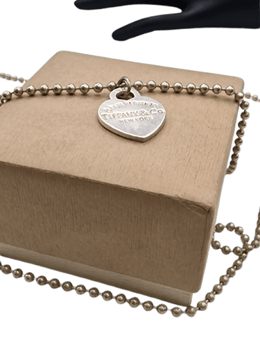 Pendentif Tiffany & Co. - Pendentif Return to Chain and Heart en argent 925 58 Facettes CV-147