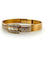 Bracelet Bracelet rigide en or jaune 18k avec diamants 58 Facettes 605/26 D
