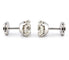 Boucles d'oreilles Puces d’oreilles en diamants naturels, 2 × 2 ct 58 Facettes Pp