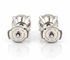 Boucles d'oreilles Puces d’oreilles en diamants naturels, 2 × 2 ct 58 Facettes Pp