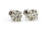 Boucles d'oreilles Puces d’oreilles en diamants naturels, 2 × 2 ct 58 Facettes Pp