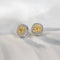 Boucles d'oreilles Boucles d’oreilles en or blanc 18k avec diamants jaunes taille coussin 58 Facettes GER1318WG_20261014