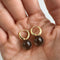 Boucles d'oreilles Jullie - Boucles d’oreilles boules en quartz fumé 58 Facettes SER1038YG_20261014