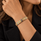 Bracelet Bulgari - Bracelet jonc ouvert Parentesi en or jaune 18k et acier inoxydable 58 Facettes