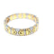 Bracelet Bulgari - Bracelet jonc ouvert Parentesi en or jaune 18k et acier inoxydable 58 Facettes