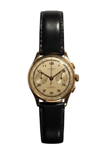 Montre Chronographe Suisse - Montre chronographe en or 18k 58 Facettes