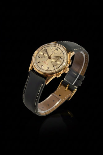 Montre Chronographe Suisse - Montre chronographe en or 18k 58 Facettes