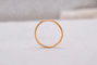 Bague 54 Alliance biseautée en or jaune 18 carats, 1,7 mm 58 Facettes 4208