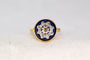 Bague 52 Bague étoile en émail et diamants 58 Facettes 4212