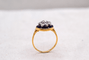 Bague 52 Bague étoile en émail et diamants 58 Facettes 4212