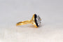 Bague 52 Bague étoile en émail et diamants 58 Facettes 4212