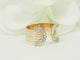 Bague 52 Bague trois ors 18 carats et diamants taille brillant, 0,18 ct 58 Facettes 33869