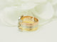 Bague 52 Bague trois ors 18 carats et diamants taille brillant, 0,18 ct 58 Facettes 33869