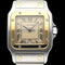 Montre Cartier - Montre Santos Galbée W20011C4, quartz, or et acier, 1990 58 Facettes CRT/SNT/012