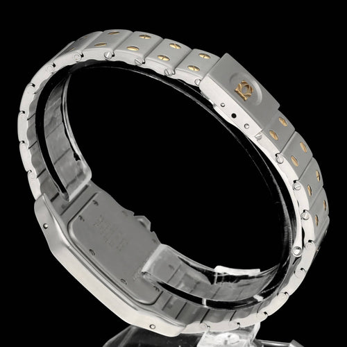 Montre Cartier - Montre Santos Galbée W20011C4, quartz, or et acier, 1990 58 Facettes CRT/SNT/012