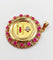 Pendentif Augis - Pendentif médaille d’amour en or 18k, diamants et rubis 58 Facettes A08047