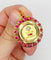 Pendentif Augis - Pendentif médaille d’amour en or 18k, diamants et rubis 58 Facettes A08047