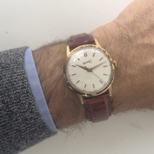 Montre Eberhard Bidynator - Montre automatique en or rose 18 ct 36 mm 58 Facettes 40162