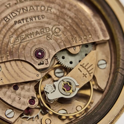 Montre Eberhard Bidynator - Montre automatique en or rose 18 ct 36 mm 58 Facettes 40162