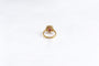 Bague 52 Bague marguerite carrée en or jaune 18k, rubis et diamants 58 Facettes LP1959/MLNNB