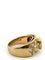Bague 53 Bague en or jaune 18 carats, rubis et diamants 58 Facettes 605/26 B