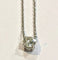 Collier Collier solitaire diamant en or blanc 18k 58 Facettes 21017