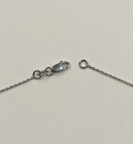 Collier Collier solitaire diamant en or blanc 18k 58 Facettes 21017