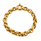 Bracelet Bracelet à mailles doubles en or jaune 18 carats 58 Facettes Bracelet en or jaune 18 carats à Mailles Doubles