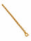 Bracelet Bracelet à mailles doubles en or jaune 18 carats 58 Facettes Bracelet en or jaune 18 carats à Mailles Doubles