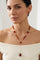 Boucles d'oreilles Parure italienne vintage - Or jaune 18k et ambre naturel 58 Facettes Parure Ambra
