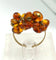 Boucles d'oreilles Parure italienne vintage - Or jaune 18k et ambre naturel 58 Facettes Parure Ambra
