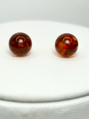 Boucles d'oreilles Parure italienne vintage - Or jaune 18k et ambre naturel 58 Facettes Parure Ambra