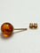Boucles d'oreilles Parure italienne vintage - Or jaune 18k et ambre naturel 58 Facettes Parure Ambra
