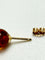 Boucles d'oreilles Parure italienne vintage - Or jaune 18k et ambre naturel 58 Facettes Parure Ambra