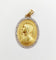 Pendentif Paul Brandt - Médaille religieuse en or 18k, diamants taille rose 58 Facettes A07967