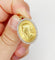Pendentif Paul Brandt - Médaille religieuse en or 18k, diamants taille rose 58 Facettes A07967