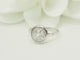 Bague 53.5 Art déco - Bague ancienne en or blanc 18 carats et platine, diamants taille rose 58 Facettes 33865