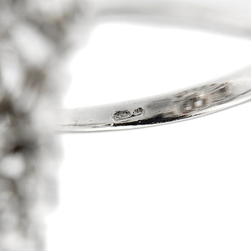 Bague 59 Bague - Rubis, émeraudes et diamants en or blanc 14 ct 58 Facettes 37784