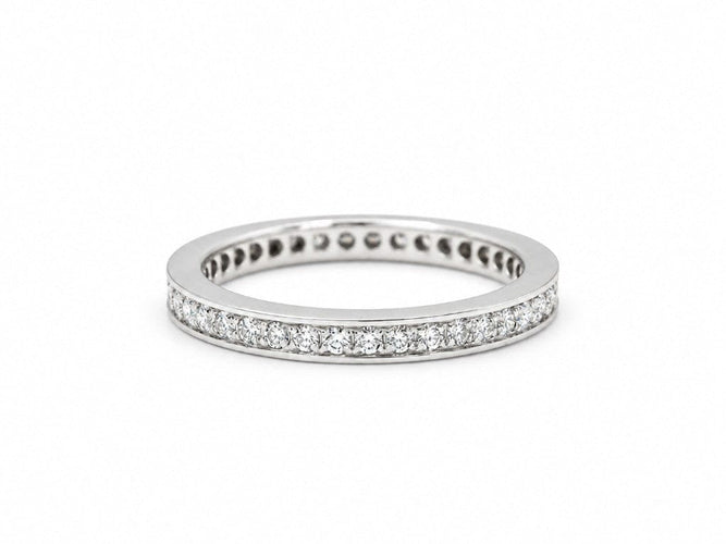 Bague 54 Mauboussin Chance of Love - Alliance en or blanc 18 carats et diamants 0,50 ct 58 Facettes 33864