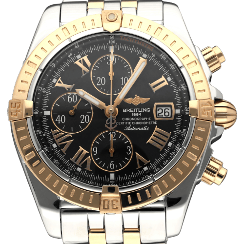 Montre Breitling - Montre Chronomat Evolution C13356, or rose et acier, 2007 58 Facettes BTL/CHM/247