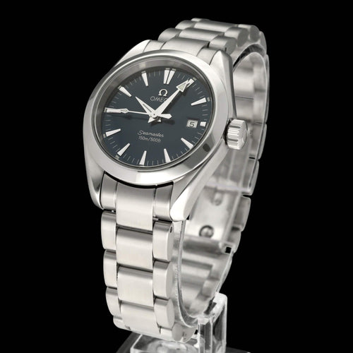 Montre Omega Seamaster Aqua Terra - Montre à quartz en acier, 29 mm, 2001 58 Facettes OMG/SEA/461