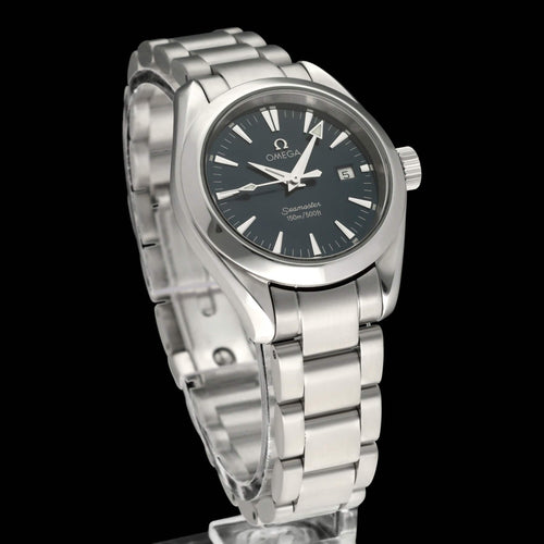 Montre Omega Seamaster Aqua Terra - Montre à quartz en acier, 29 mm, 2001 58 Facettes OMG/SEA/461