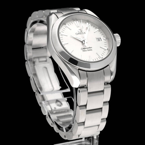 Montre Omega Seamaster Aqua Terra 2577.30 - Montre à quartz pour femme, 2004 58 Facettes OMG/SEA/455