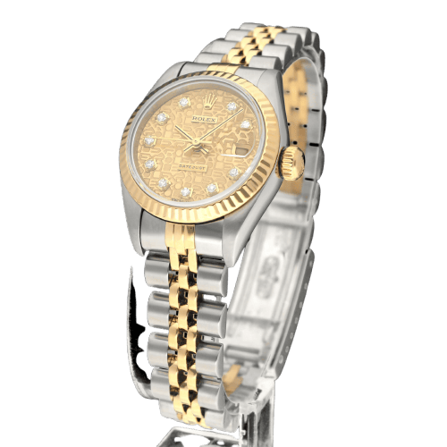 Montre Rolex - Montre Lady-Datejust 69173G, cadran Holicon, 1999 58 Facettes ROL/LDJ/788
