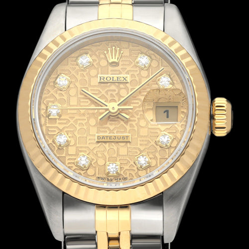Montre Rolex - Montre Lady-Datejust 69173G, cadran Holicon, 1999 58 Facettes ROL/LDJ/788