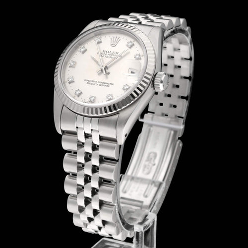 Montre Rolex - Montre Datejust 31, réf. 68274G, 1991 58 Facettes ROL/LDJ/789