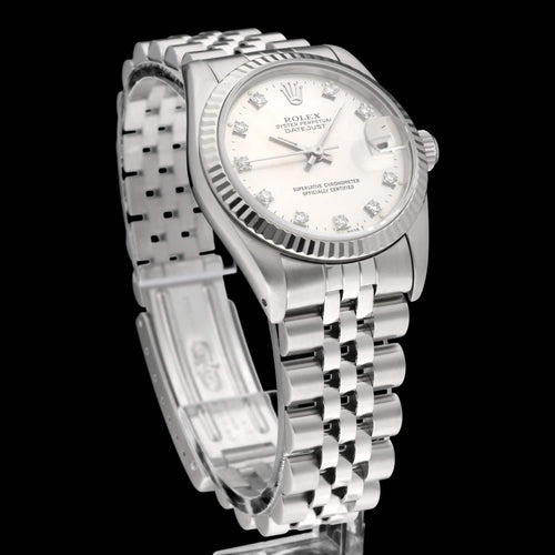 Montre Rolex - Montre Datejust 31, réf. 68274G, 1991 58 Facettes ROL/LDJ/789