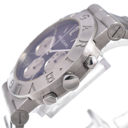 Montre Bvlgari Diagono - Montre chronographe à quartz en acier inoxydable 58 Facettes khfhvy768j