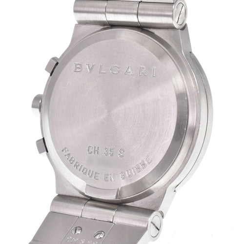 Montre Bvlgari Diagono - Montre chronographe à quartz en acier inoxydable 58 Facettes khfhvy768j