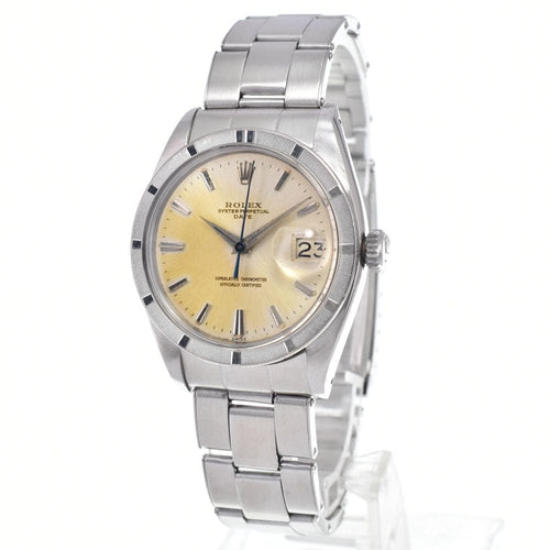 Montre Rolex - Montre Oyster Perpetual Date en acier et or jaune, index diamants 58 Facettes xgg8zmdqek